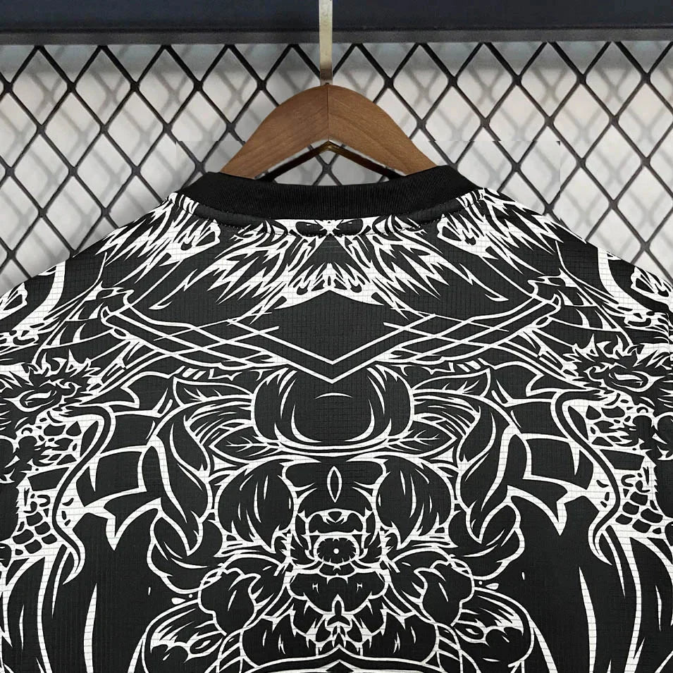 Real Madrid 2023 Gold Dragon Special Shirt