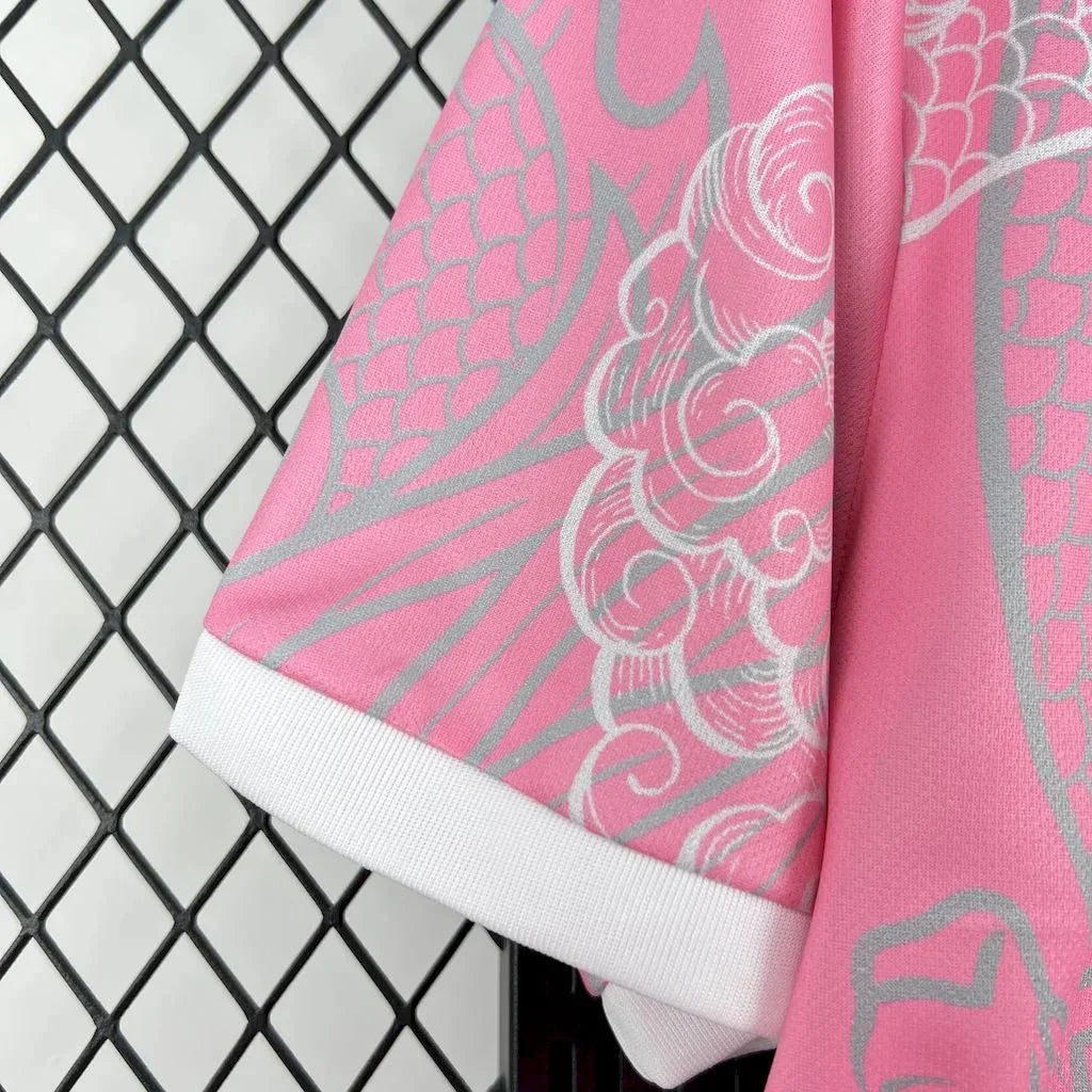 Real Madrid 2025 Pink Dragon Special Shirt